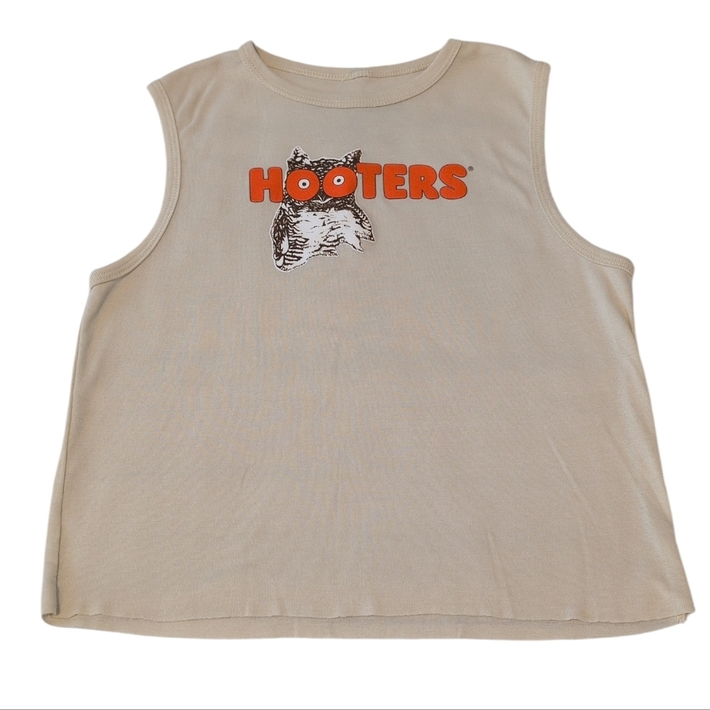 Hooters‎ Tank Top Semi Cropped Size Medium